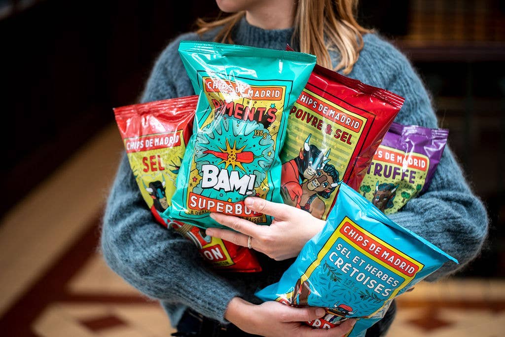 Superbon Salt + Cretian Herbs Potato Chips 135g - From From