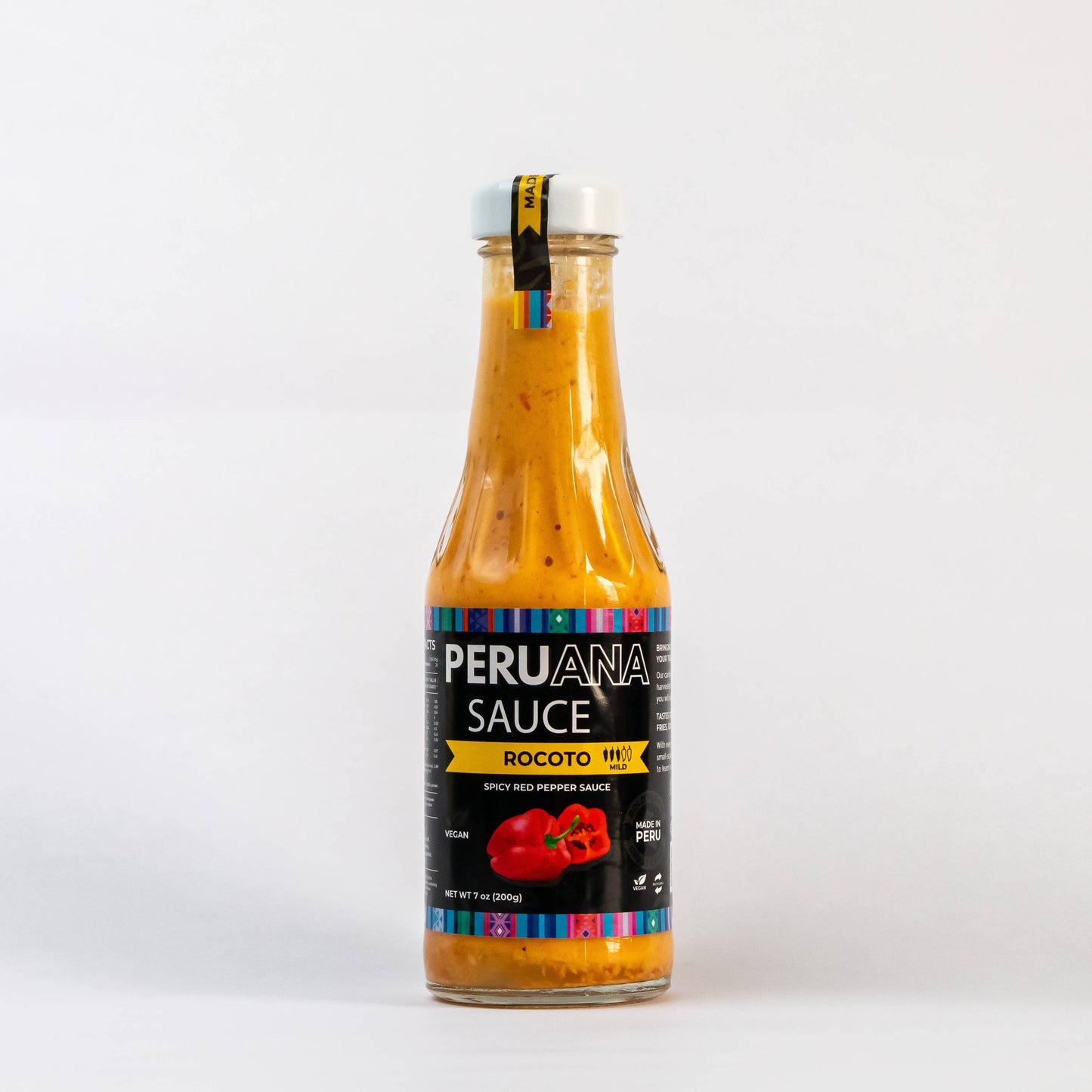 PERUANA Rocoto Spicy Red Pepper Sauce, Mild, 7oz