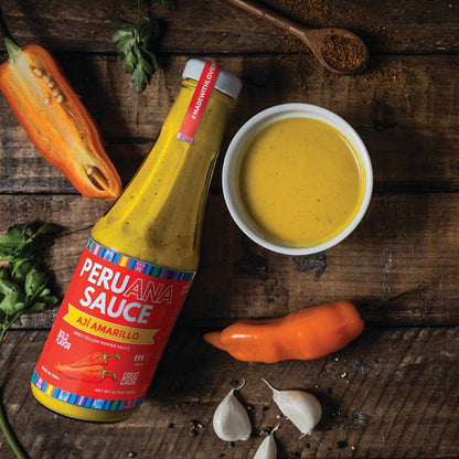 Aji Amarillo Spicy Yellow Pepper Sauce, 7oz, Mild, Keto, GF