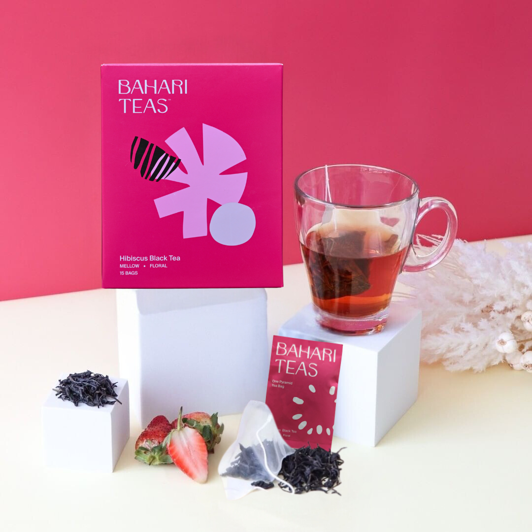 Kenyan Hibiscus and Strawberry Black Tea Bags - Fruity - From From